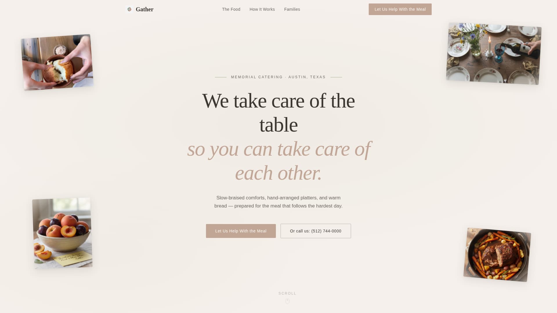 Memorial Event Booking Website Template