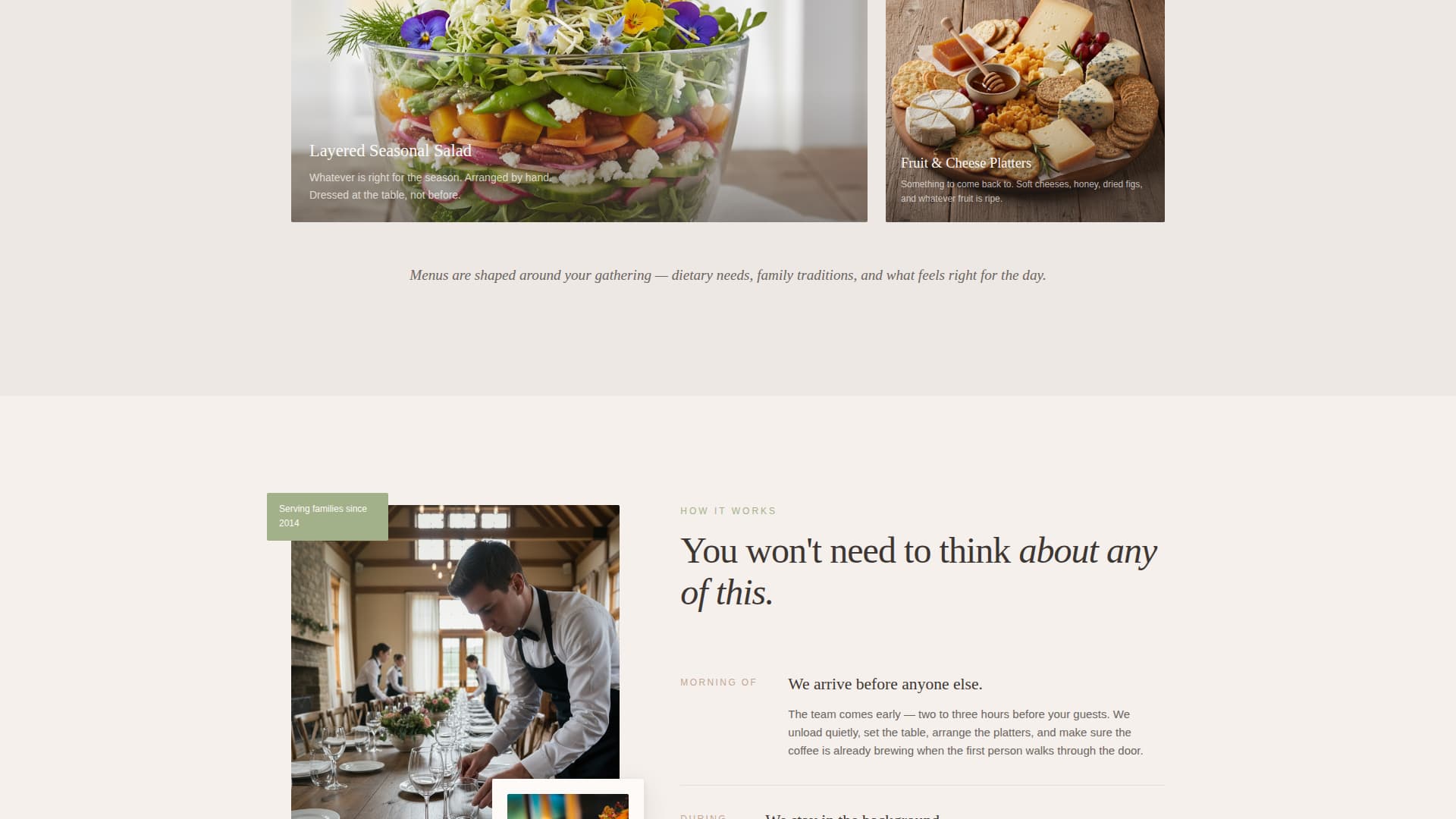 Memorial Event Booking Website Template