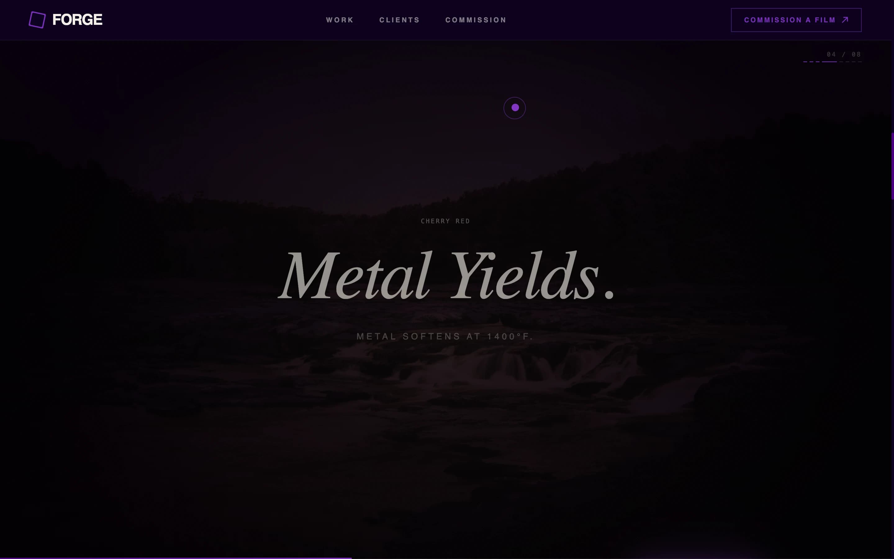 Forge - Striking Metalsmith Landing Page Template