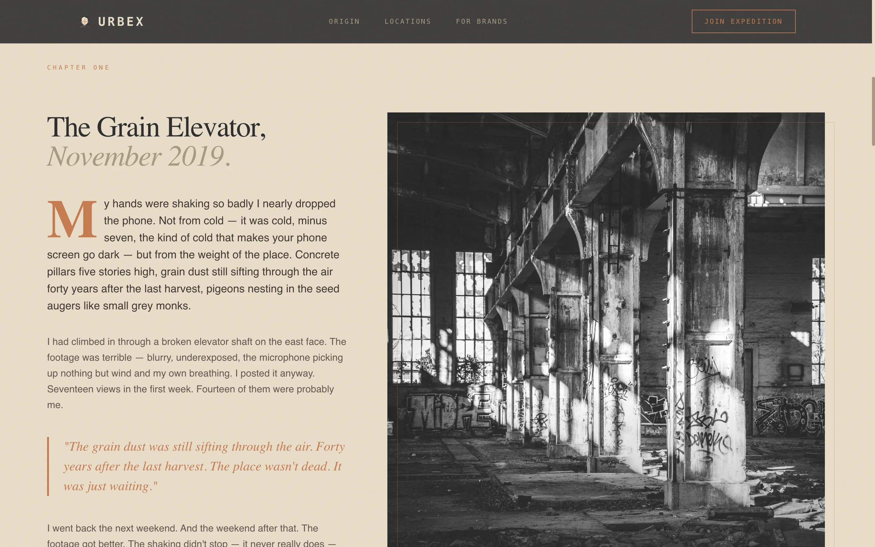 Photography Blog Specialist Blog Website Template